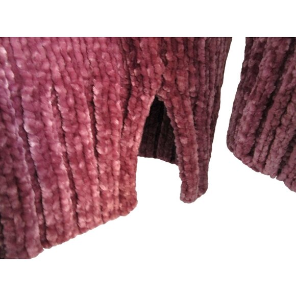 Orvis Chenille Tunic Style Sweater New With Tags Ladies XL Mauve Rib Knit Cuffs, - Picture 10 of 16